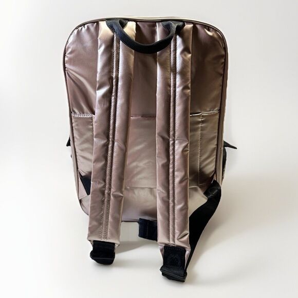 CALPAK Rose Gold Laptop Backpack Travel Work School Bag NWT - Picture 3 of 9
